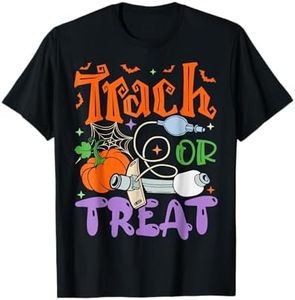 Respiratory Therapist Trach or Treat ICU RN Halloween Nurse T-Shirt