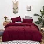 Misstone Burgundy Comforter California King Dark Red Bedding Cal King Comforter Set Retro Wine Red Bedding Sets Cal King Size Bordeaux Red Comforters Red California King Size Comforter Sets