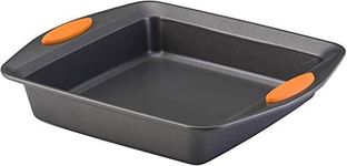 Rachael Ray Oven Lovin' Non-Stick 9" Square Cake Pan, Orange