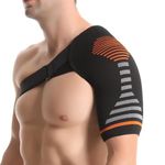 Jorun Shoulder Support Brace for Men & Women - Adjustable Shoulder Compression Sleeve for Relieve Pain,Joint Dislocation,Injury