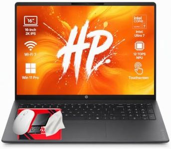 HP 16 inch Touchscreen AI Laptop Intel Ultra 7 255U 16GB 1TB Mica Silver
