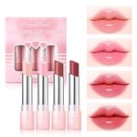 MYUANGO Lipstick Set, 4 Pieces, Moisturizing & Long Lasting, Assorted Colors