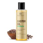 Botanic Hearth 100% Pure Castor Oil - Cold Pressed, Hexane-Free for Hair Growth, Eyelashes, Eyebrows, Skin Care - 150ml