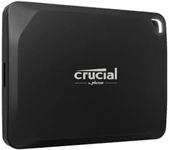 Crucial X10 Pro 1TB USB-C External Portable SSD with 2100MB/s Speed for PC MAC PS5 Xbox Android iPad Pro, Black