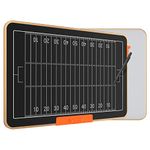 Wicue 21in Large Screen LCD Electronic Football Coach Board, Digital Strategy Tactic Marker Board with Stylus Pen for Sports Training, Tactical Plan, School Education, Coach Gift （Football）