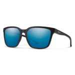 SMITH Shoutout Sunglasses – Performance Sports Active Classic Sunglasses – For Men & Women – Matte Black + Blue ChromaPop Polarized Mirror Lenses