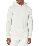 Carhartt Men's Force Relaxed Fit Midweight Long-Sleeve Logo Graphic Hooded T-Shirt, Malt, Small