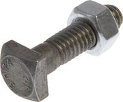 The Hillman Group 50211 Square Bolts with Nut, 8-Pack