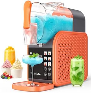 Max 95oz Slushie Machine with 6 Smart Presets, No Ice Needed Frozen Drink Maker for Home, Quick 30-Min Freeze for Slush, Margaritas, Smoothies, Ice Cream & More, Large Capacity Party Slushy Maker