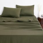 Wake In Cloud - Olive Green Sheet S