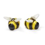 Cooksmart British Designed Salt and Pepper Sets | Salt and Pepper Pots to Suit All Kitchens | Salt and Pepper Shaker for Everday Use - Bumble Bees