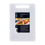 Chef Aid White Poly Chopping Board, multipurpose anti-slip surface, easy clean and dishwasher safe with handle, 35 x 24cm, Other colour options available.