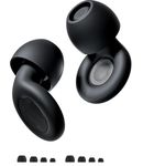 Mldnld Ear Plugs for Noise Reduction– Super Soft, Reusable Hearing Protection in Flexible Silicone for Sleep, Noise Sensitivity & Flights-8 Ear Tips in XS/S/M/L–27dB Noise Cancelling(Black)