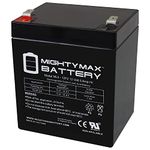 Mighty Max Battery ML5-12F2-12 Volt 5 AH, F2 Terminal, Rechargeable SLA AGM Battery