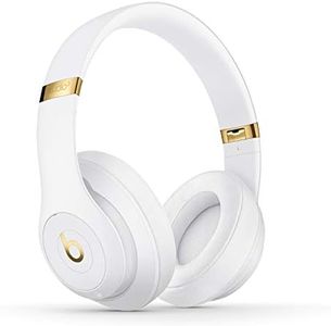 beats Studio3 Wireless Cuffie con cancellazione del rumore – Chip per cuffie Apple W1, Bluetooth di Classe 1, cancellazione attiva del rumore, 22 ore di ascolto – Bianco