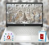 HP 14 Laptop • Back to School Limited Edition with Microsoft 365 • 4-Core Intel CPU • 16GB RAM • 1.6TB Storage (128GB OnBoard + 512GB P500 Portable SSD + 1T OneDrive) • Natural Silver • Win 11