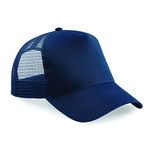 Beechfield Mesh Baseball Cap - French Navy One Size