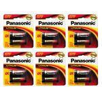 6x Panasonic 6V 2CR5 Photo Lithium Battery Replace RL2CR5-1, XLDL223AB, XLDL245B Fit Canon: EOS 750, EOS 850, EOS RT, EOS-10, POWER SHOT PRO 70 Nikon: COOLPIX 8700,COOLPIX 880,COOLPIX 885,COOLPIX 995