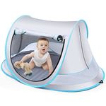 Baby Beach Tent,Large Pop Up Sun Shade,Portable Baby Travel/ Play Tent with Mosquito Net,Indoor,UPF 50+ UV Protection Sun Shelters