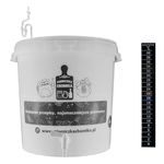 30L Brewing Fermenting Pickling Wine Bucket Set with Airlock, Tap, Lid, LCD Stick-On Thermometer, Homebrew Kit, Fermentation Vessel for Beer, Cider, Mead, Kombucha, Sauerkraut, and Pickles.