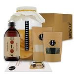 HOLOS Kombucha Starter Kit - Home Brew Kit with Liquid SCOBY Kombucha Starter - HOLOS Signature Tea, Sugar and SCOBY Pack for Home Brew - Foodie Gift Ideas