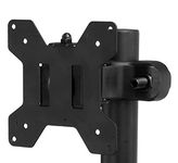 Allcam U2860PCM Ø28-60mm Pole Clamp Mount with Quick Release VESA bracket for LCD monitors/TVs, Tilt, Pan, Rotate