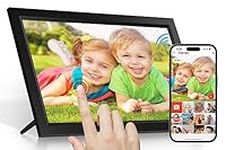 Tibuta Wifi Digital Photo Frame,15.6 Inch Digital Picture Frame,1366*768 IPS Touch Screen Electronic Photo Frame with 32GB Storage,Share Moments via Frameo App,Auto-Rotate, Best Gift for Mother's Day