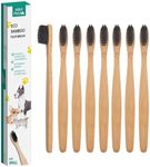 H&H Pets Bamboo Toothbrush Set for Dogs and Cats - Ultra Soft Bristles & Biodegradable Wooden Toothbrush, Puppy Supplies, Dog Dental Set, Eco-Friendly Pet Supplies (Small; 8-Count Pack)