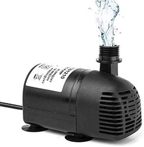 12V - 24V DC Brushless Submersible Water Pump, 410GPH, for Solar Fountain, Fish Pond, and Aquarium