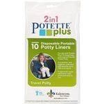 Kalencom Potette Plus 10 Piece Potty Liners, White