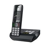 Gigaset Comfort 552A - Cordless DECT Phone - Answering Machine - Made in Germany - Elegant Design - Hands-Free Mode - Comfort Call Protection - Big Phone Book, Titanium-Black