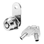 Kingsley Tubular Cam Lock with 5/8" Cylinder-Chrome Finish, Keyed Alike