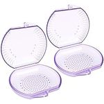 ARGOMAX Aligner Case, Retainer Case, Braces Box, 2 pcs Orthodontic Box (Purple).