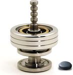 Ipoouer 2 in 1 Metal Spinning Top F