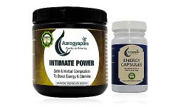 Aarogyapure Intimate Power | Ayurvedic Intimate Power for Male Problem | 100% Natural Product | Intimate Power 200gm | Energy Capsules -60 Count