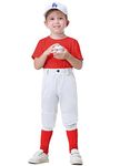 MIVEI 2T-7Years Toddler Baseball Pants - Kids Tee Ball Pants for Little Boys Gilrs T Ball Softball Pants with Pockets UPF50+, 01-white, 5T