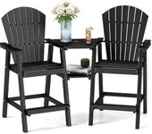 FOOWIN Tall Adirondack Chairs Set o