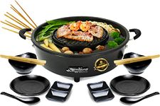 TomYang Hot Pot Premium – incl. Premium accessory, Swiss coating and more than 100 Recipe Videos. The Original Thai Grill & Hot Pot, Electric Thai BBQ Multi Cooker. Hotpot chinese pot