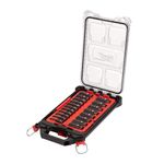 Milwaukee Shockwave 4932480943 Impact Socket Set 1/2 Inch Long in Packout Organiser 16 Pieces