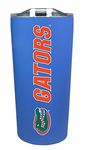 Campus Colors NCAA Stainless Steel Tumbler perfect for Gameday - 18 oz - Double Walled - Keeps Drinks Perfectly Insulated (Florida Gators - Royal)