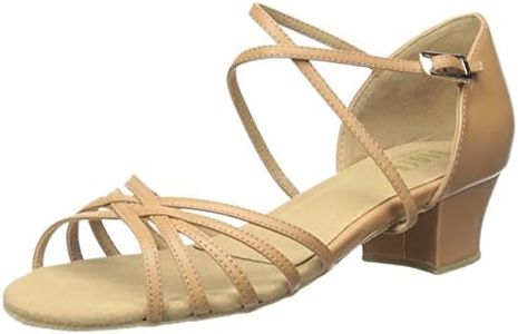 Bloch womens Annabella Ballroom dance shoes, Natural, 8.5 US