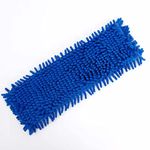 Kuber Industries Microfiber Floor Cleaner Mop Refill|Eco-Friendly & Dual Action|Dry & Wet Cleaning|Multi-Purpose Cleaning Mop For Home|Blue