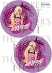 Barbie Edible Wafer Paper Pre-Printed Cake Topper (6/7/8 Inches) (6 Inch) BUY 1 SHEET GET 1 SHEET OF UNCUT SPIDERMEN SHEET FREE, BUY 2 SHEETS GET 1 SHEET OF SPIDERMEN & 1 PEACOCK FEATHERS FREE