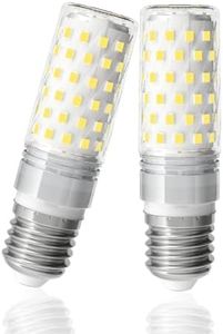 LUTW E27 Screw Bulb Cool White 6000K, 10W E27 LED Bulb Equivalent 130W Incandescent, 1510LM Super Bright E27 LED Corn Light Bulb for Home Lighting, Non-Dimmable, Pack of 2