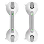 Newthinking Suction Grab Rails for Bathroom, Portable Suction Bathtub Handles with Indicator, Suction Safety Shower Grab Handles Mobility Aids for Elderly Disabled