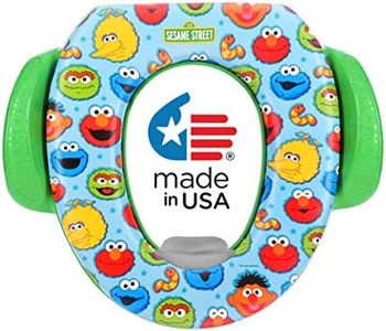 Sesame Street "Best Friends" Soft Potty Seat and Potty Training Seat - Soft Cushion, Baby Potty Training, Safe, Easy to Clean