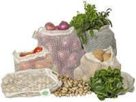 Reusable Cotton Mesh Produce Bags -