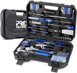 Prostormer 229-Piece Home Tool Set, General Household Hand Toolkit with Portable Tool Box, Home Tool Kit for All Purpose, Basic Starter Tools for Home Maintenance and DIY Projects, PTHT3537