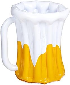 Beistle Inflatable Beer Mug Oktoberfest Summer Beach Pool Party Drinks Ice Cooler Decor