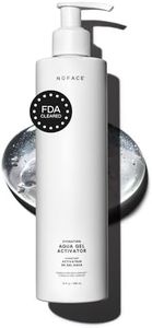 NuFACE Aqua Gel Activator - Microcurrent Conductive Gel & Activator Powered by IonPlex & Hyaluronic Acid to Enhance Results of NuFACE Microcurrent Facial Device - Improves Skin Radiance (10 oz)
